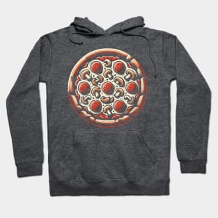 Pepperoni & Mushroom Pizza Pie Hoodie